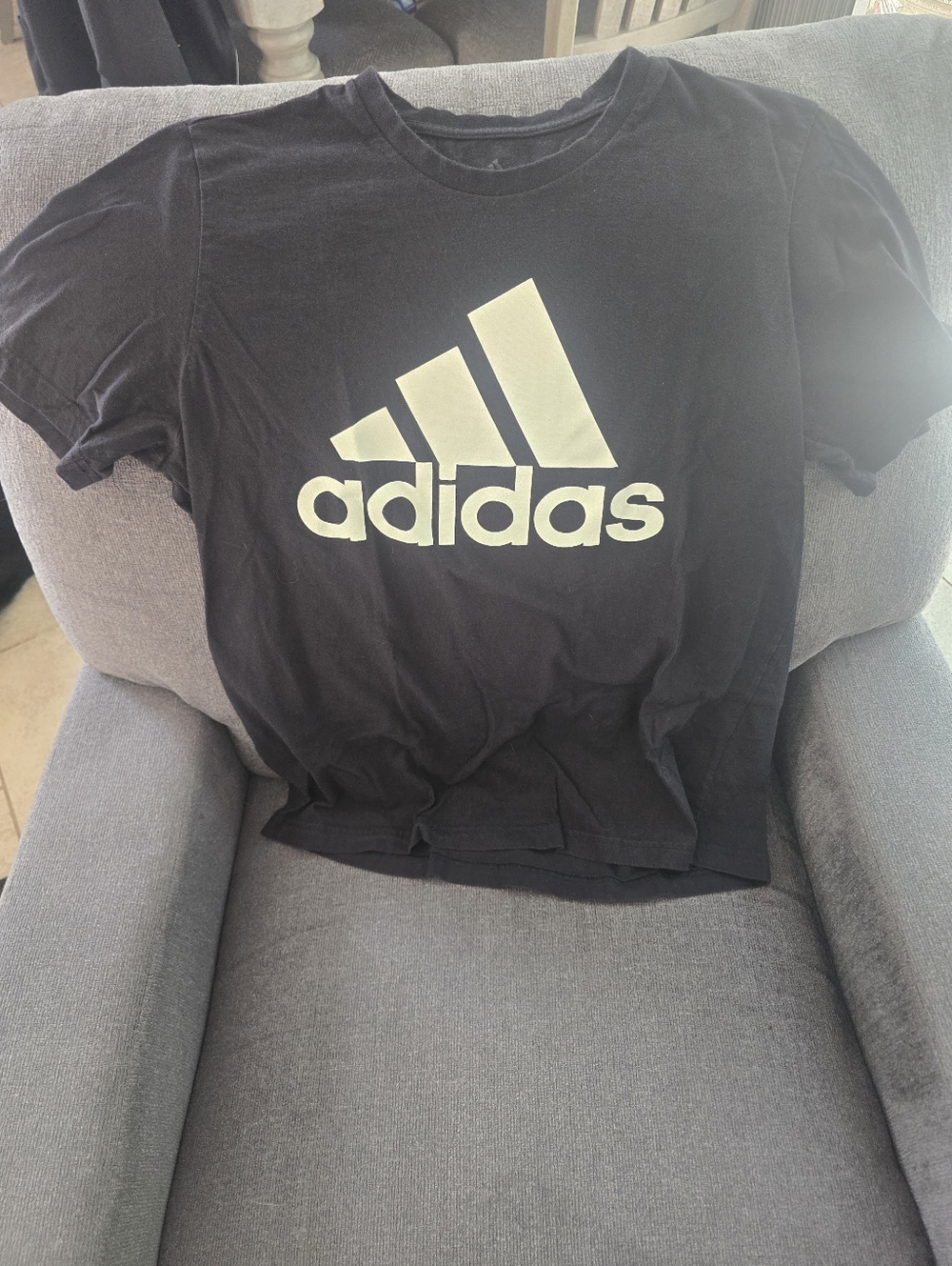 Adidas Black Logo Tee